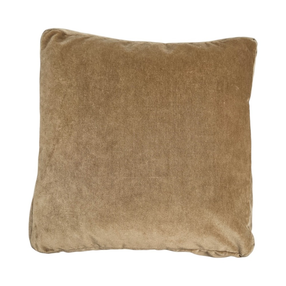 Banana Republic Home Throw Accent Pillow Tan Brown Decorative‎ 15" x 15"